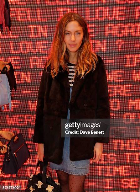 Quentin Jones attends the Maje Pop-Up store launch with Women for Women International on November 20, 2017 in London, England.