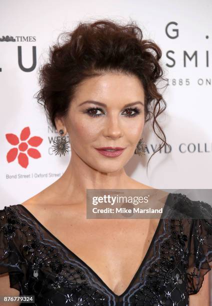 Catherine Zeta Jones attends the Walpole British Luxury Awards on November 20, 2017 in London, England.