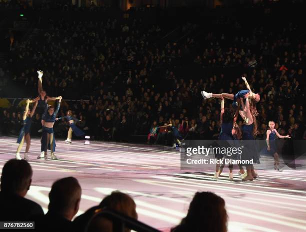 The Overcomer Project performs during the second annual 'An Evening Of Scott Hamilton & Friends' hosted by Scott Hamilton to benefit The Scott...