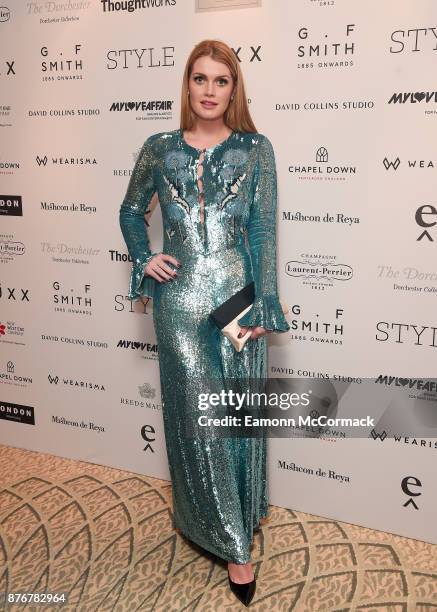 Kitty Spencer attends the Walpole British Luxury Awards 2017 at Dorchester Hotel on November 20, 2017 in London, England.