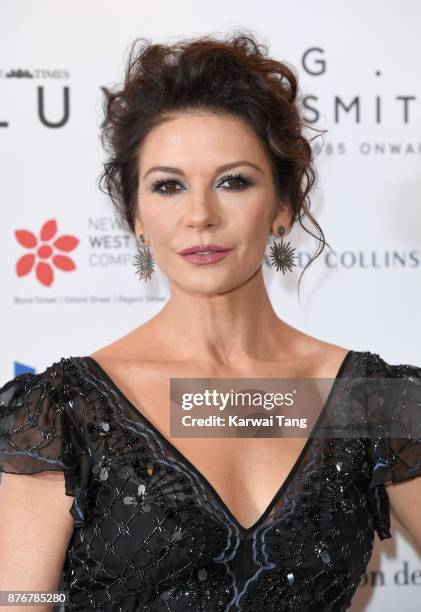 Catherine Zeta-Jones attends the Walpole British Luxury Awards at The Dorchester on November 20, 2017 in London, England.