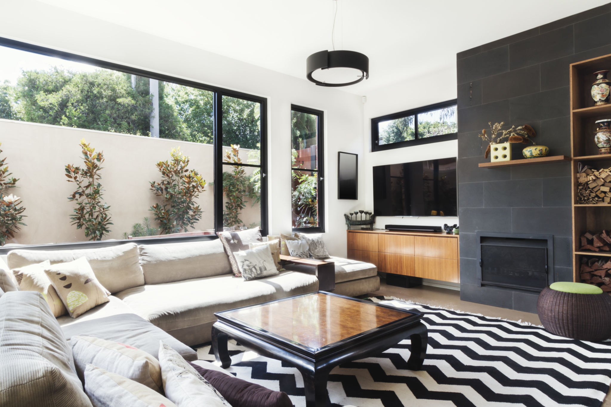 monochrome interior design