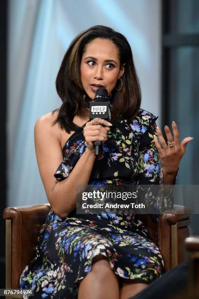 Margot Bingham attends AOL Build to discuss 'She's Gotta Have It' at Build Studio on November 20, 2017 in New York City.
