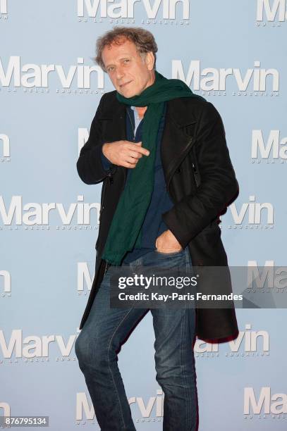 Charles Berling attends the "Marvin Ou La Belle Education" Paris Premiere at Le Louxor cinema on November 20, 2017 in Paris, France.