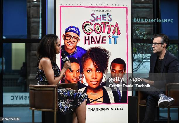 Margot Bingham attends the Build Series to discuss the Netflix show 'She's Gotta Have It' at Build Studio on November 20, 2017 in New York City.