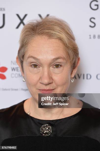 Justine Picardie attends the Walpole British Luxury Awards 2017 at Dorchester Hotel on November 20, 2017 in London, England. The Walpole British...