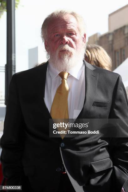 Actor Nick Nolte Honored With Star On The Hollywood Walk Of Fame on November 20, 2017 in Hollywood, California.