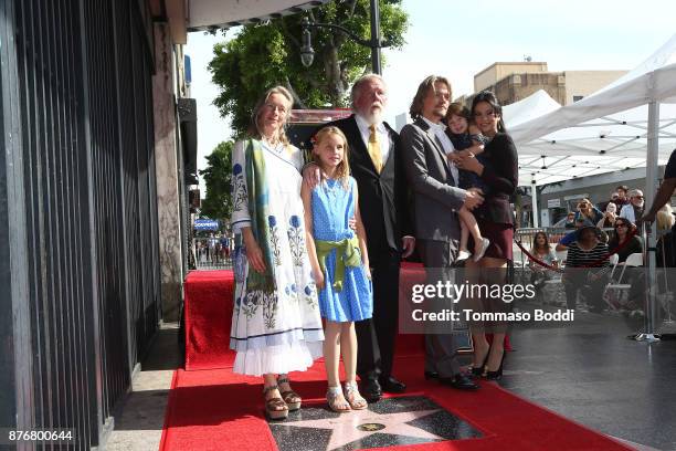 Actor Nick Nolte and family attend a ceremony honoring Actor Nick Nolte with Star On The Hollywood Walk Of Fame on November 20, 2017 in Hollywood,...