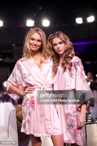 In Shanghai, China for the first time, at the Mercedes-Benz Arena, Broadcasting TUESDAY, NOV. 28, ON CBS. Pictured left to right: Romee Strijd and...