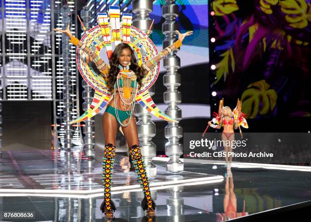 In Shanghai, China for the first time, at the Mercedes-Benz Arena, Broadcasting TUESDAY, NOV. 28, ON CBS. Pictured: Leomie Anderson.