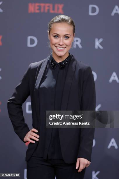 Sarah Tkotsch attends the premiere of the first German Netflix series 'Dark' at Zoo Palast on November 20, 2017 in Berlin, Germany.