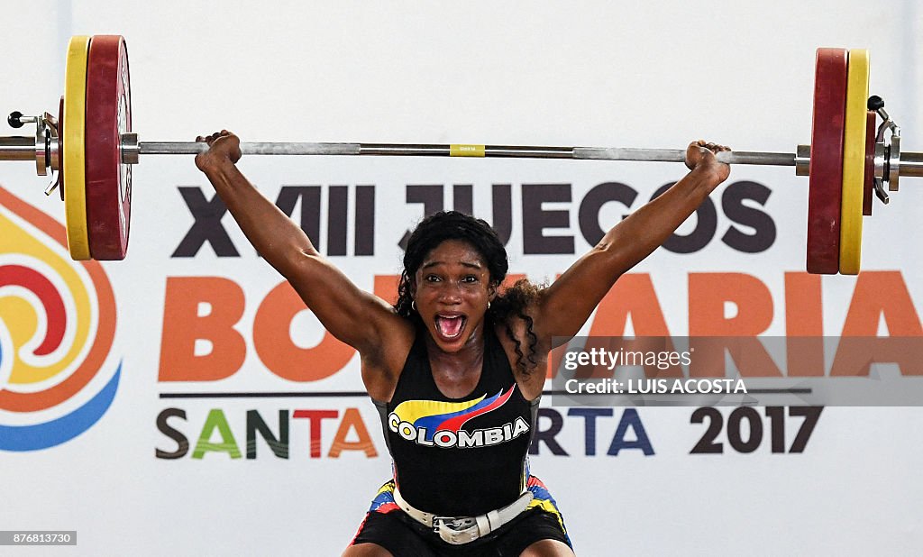 Lina Rivas Colombian Lina Rivas competes in the women's 63kg weightlifting... News ...