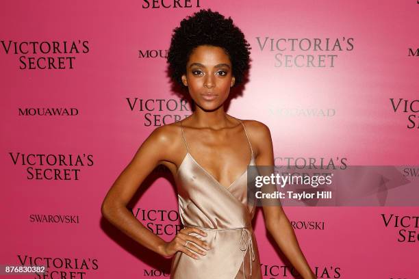 Alecia Morais attends the 2017 Victoria's Secret Fashion Show After Party on November 20, 2017 in Shanghai, China.