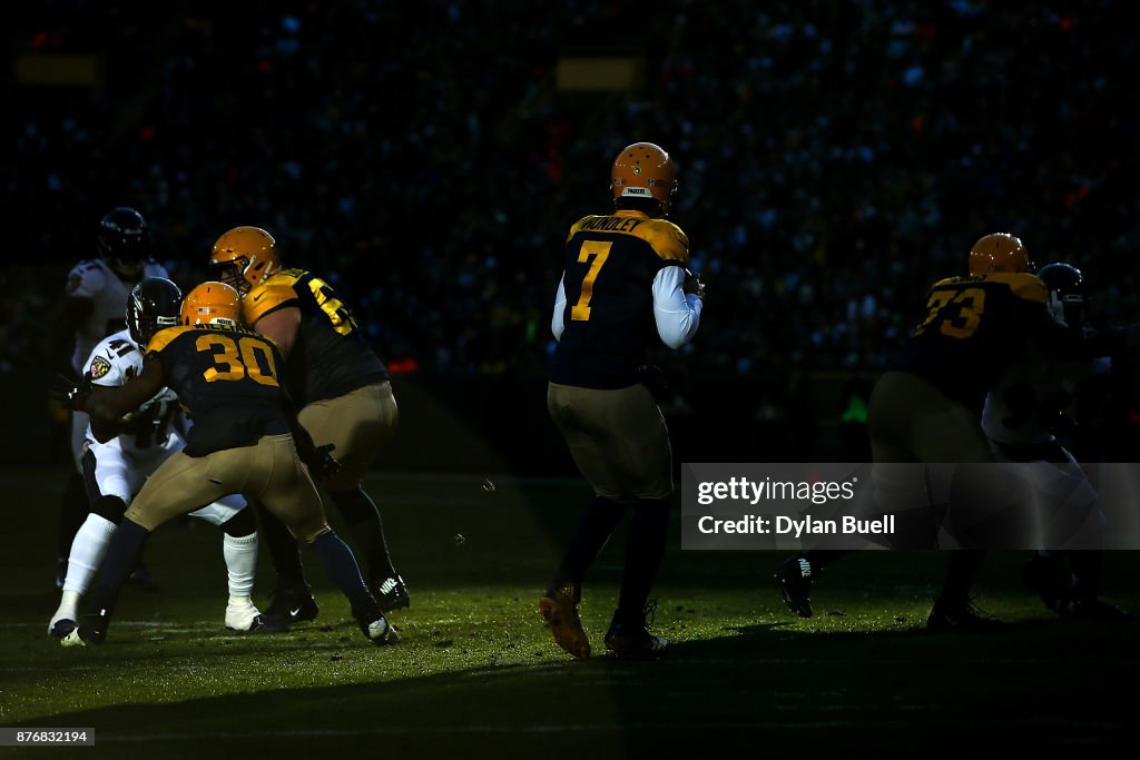 Baltimore Ravens v Green Bay Packers