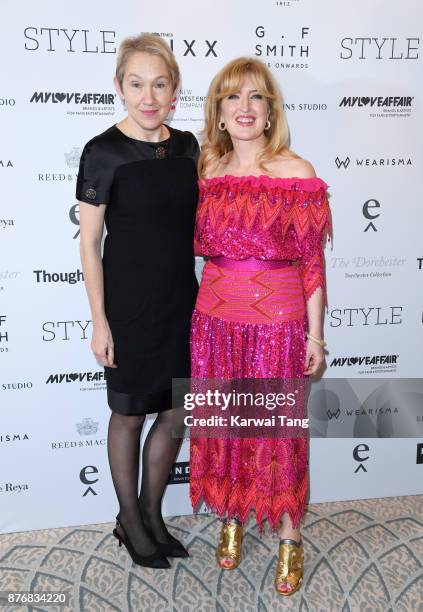 Justine Picardie and Helen Brocklebank attend the Walpole British Luxury Awards at The Dorchester on November 20, 2017 in London, England.