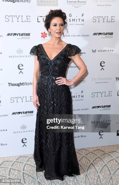 Catherine Zeta-Jones attends the Walpole British Luxury Awards at The Dorchester on November 20, 2017 in London, England.