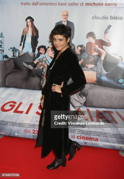 Antonia Truppo attends 'Gli Sdraiati' photocall on November 20, 2017 in Milan, Italy.