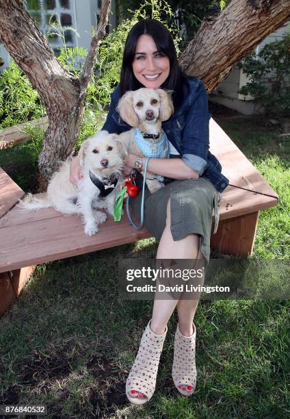 Actress Rena Sofer visits Hallmark's "Home & Family" at Universal Studios Hollywood on November 20, 2017 in Universal City, California.