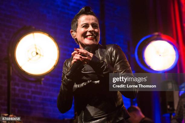 Lisa Stansfield performs at The Village Underground on November 20, 2017 in London, England.