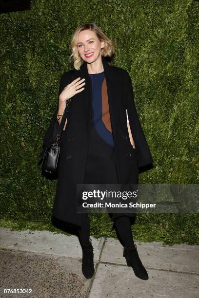 Actress Naomi Watts attends the 2017 Saks Fifth Avenue Holiday Window Unveiling And Light Show at Saks Fifth Avenue on November 20, 2017 in New York...