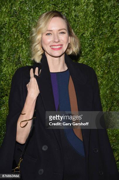 Actress Naomi Watts attends the 2017 Saks Fifth Avenue & Disney "Once Upon a Holiday" Windows Unveiling at Saks Fifth Avenue on November 20, 2017 in...