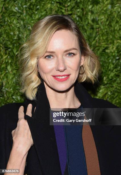 Actress Naomi Watts attends the 2017 Saks Fifth Avenue & Disney "Once Upon a Holiday" Windows Unveiling at Saks Fifth Avenue on November 20, 2017 in...