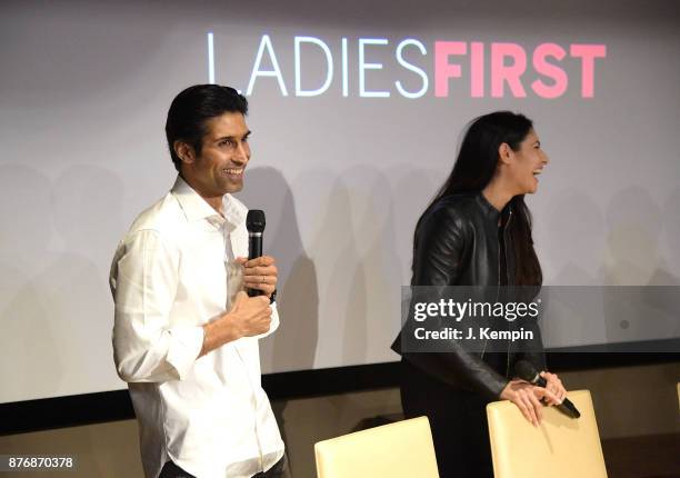 Director Uraaz Bahl and producer Shaana Levy attend the "Ladies First" Screening & Reception at Neuehouse on November 20, 2017 in New York City.