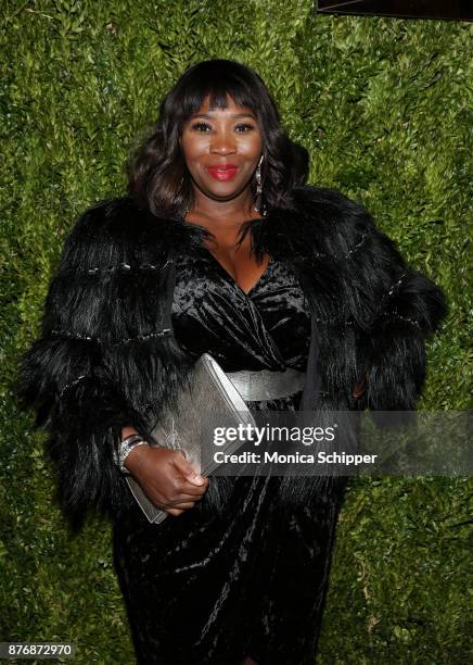 Personality Bevy Smith attends the 2017 Saks Fifth Avenue Holiday Window Unveiling And Light Show at Saks Fifth Avenue on November 20, 2017 in New...