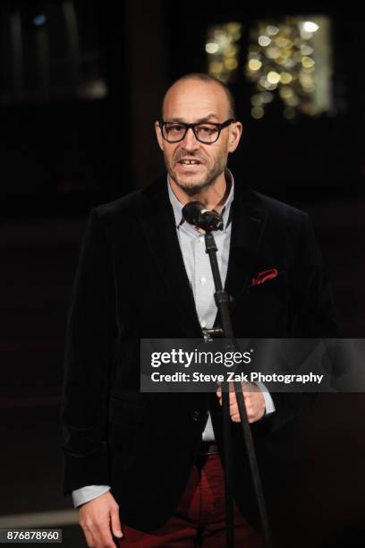 President, of Saks Fifth Avenue Marc Metrick speaks during the 2017 Saks Fifth Avenue & Disney 'Once Upon a Holiday' Windows Unveiling at Saks Fifth...