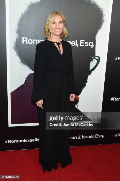 Jennifer Fox attends the screening of Roman J. Israel, Esq. At Henry R. Luce Auditorium at Brookfield Place on November 20, 2017 in New York City.