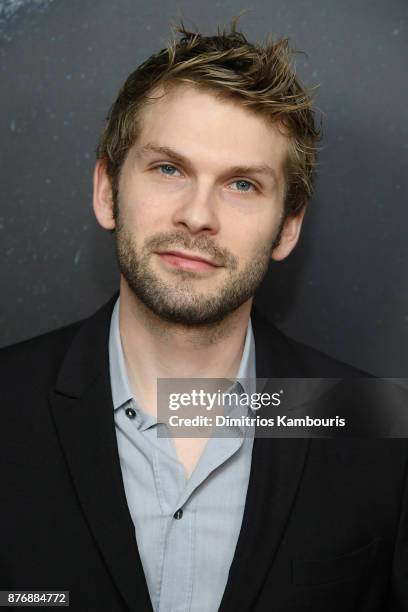 Sam Gilroy attends the screening of Roman J. Israel, Esq. At Henry R. Luce Auditorium at Brookfield Place on November 20, 2017 in New York City.