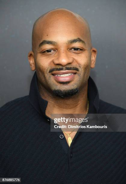 Brandon Victor Dixon attends the screening of Roman J. Israel, Esq. At Henry R. Luce Auditorium at Brookfield Place on November 20, 2017 in New York...