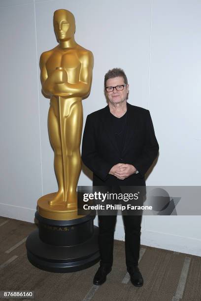 Composer Gustavo Santaolalla attends The Academy presents a screening and conversation of "Amores Perros" at the Academy of Motion Picture Arts and...