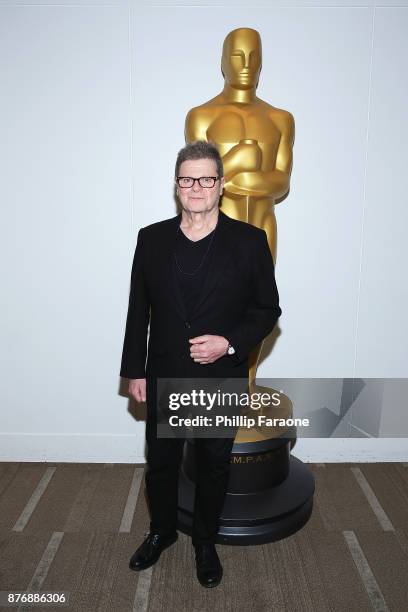 Composer Gustavo Santaolalla attends The Academy presents a screening and conversation of "Amores Perros" at the Academy of Motion Picture Arts and...