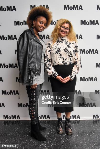 Director Dee Rees and moderator Sonia Saraiya attend the MoMA's Contenders Screening of "Mudbound" at MOMA on November 20, 2017 in New York City.