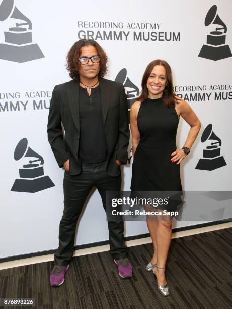 Executive producers Stevie Salas and Christina Fon attend Reel to Reel: Rumble: The Indians Who Rocked The World Featuring a post-screening...