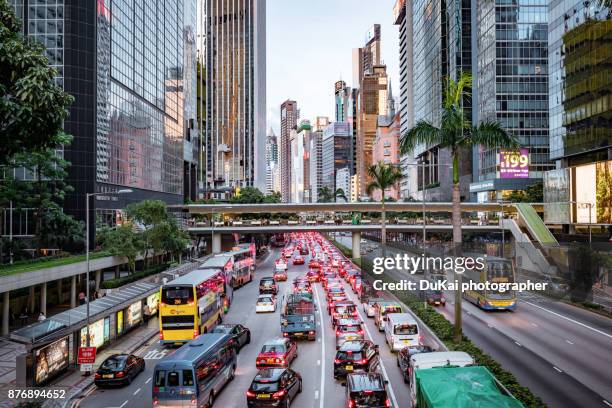 road, wanchai, hong kong - wan chai - fotografias e filmes do acervo