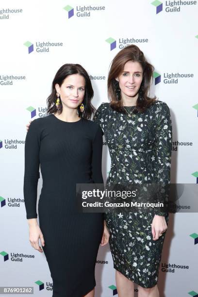 Kathryn Rotella and Catherine Petree attend the Lighthouse Guild - LightYears Gala 2017 at Mandarin Oriental Hotel on November 20, 2017 in New York...