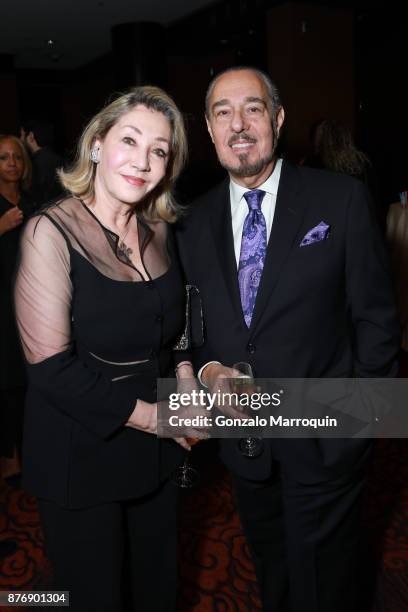 Susan Gutfreund and Marc Rosen attend the Lighthouse Guild - LightYears Gala 2017 at Mandarin Oriental Hotel on November 20, 2017 in New York City.