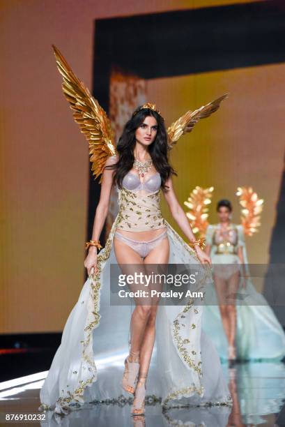 Blanca Padilla attends 2017 Victoria's Secret Fashion Show In Shanghai - Show at Mercedes-Benz Arena on November 20, 2017 in Shanghai, China.