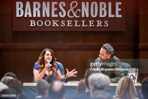 Actors Brad Garrett and Joely Fisher attend the book signing for Joely Fisher's book "Growing Up Fisher" at Barnes & Noble at The Grove on November...