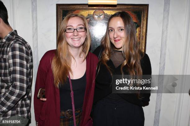 Sara Gardner and Mimi Richman attend Martin Shafiroff and Jean Shafiroff Host Thanksgiving Cocktails for NYC Mission Society at Private Residence on...