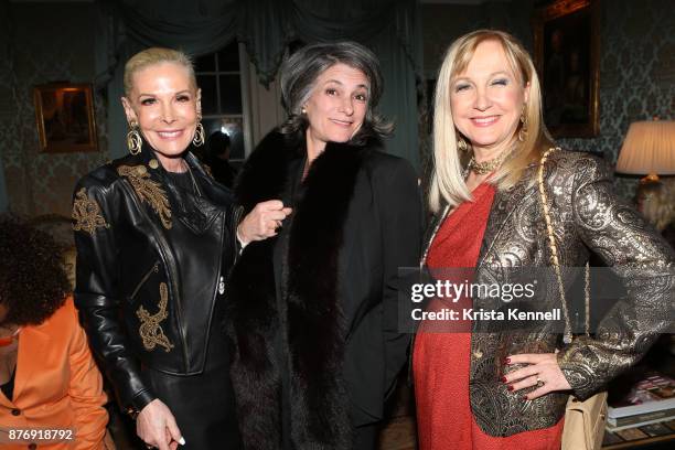 Michele Herbert, Jacqueline LeDonne and Kathleen de Monchy attend Martin Shafiroff and Jean Shafiroff Host Thanksgiving Cocktails for NYC Mission...