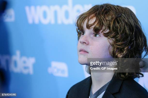 Actor Kyle Breitkopf attends the screening of "Wonder" at The Hospital for Sick Children on November 20, 2017 in Toronto, Canada.