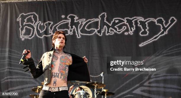 Josh Todd of Buckcherry performs during the 2009 Rock On The Range festival at Columbus Crew Stadium on May 17, 2009 in Columbus, Ohio.