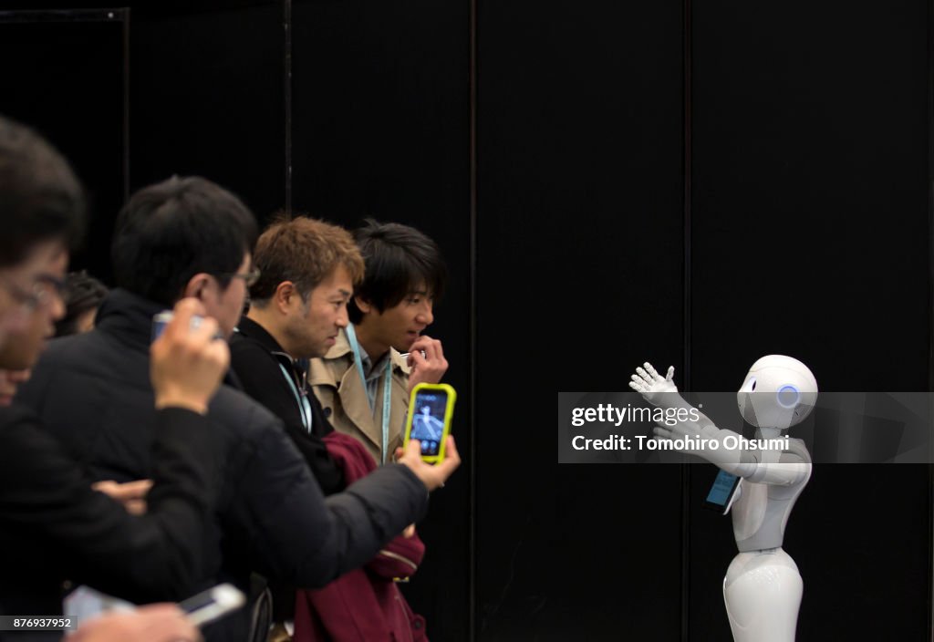 Latest Robots Are Displayed At SoftBank Robot World 2017