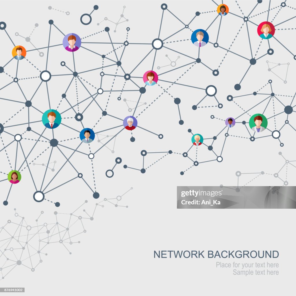 Additonal Network Types Background Image Abstract Network Background High-Res Vector Graphic - Getty Images