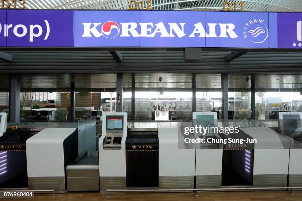 The general view of Incheon International Airport Terminal 2 on November 21, 2017 in Incheon, South Korea. The Gyeongggang Line will connect...