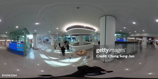 The general view of Incheon International Airport Terminal 2 on November 21, 2017 in Incheon, South Korea. The Gyeongggang Line will connect...