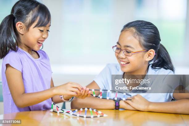 dna strands - dna smiley stock pictures, royalty-free photos & images